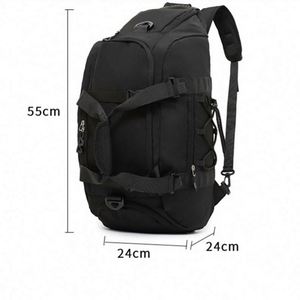 New Pink <b>Black</b> Fitness <b>Waterproof</b> Sports Gym Carry <b>Backpack</b> Large Travel Luggage Duffel Bag With Custom Logo for Men - Product Image 2