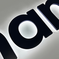 Enseigne lumineuse LED personnalisée en acrylique – Lettres en relief lumineuses pour enseignes de bâtiment et publicité commerciale