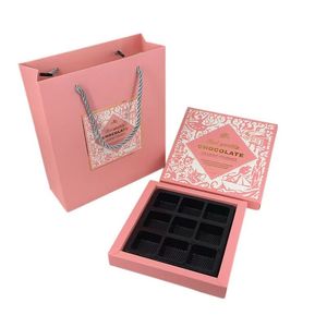 Nhà Sản Xuất Tùy Chỉnh Vuông Cứng Sang Trọng Nhãn Hiệu Riêng Sô Cô La Nhỏ Hộp Giấy Bao Bì Cho Quà Tặng Sản Phẩm - Product Image 1