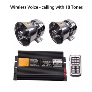 صفارة إنذار لاسلكية للسيارات بقوة 200 واط، جهاز إنذار للطوارئ، صفارة إلكترونية لسيارات الإسعاف ورجال الإطفاء مع مضخم صوت - Product Image 6