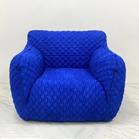 Klein Blue Modulares Bubble-Sofa, Strukturiertes Stoff-Ecksofa, Frei Kombinierbare Einzelne Akzent-Couch für Wohnzimmer