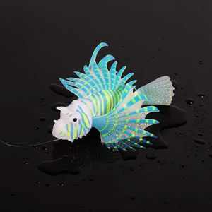 Pesce <span class=keywords><strong>Leone</strong></span> Realistico in Silicone Luminoso Colorato, Decorazione per <span class=keywords><strong>Acquario</strong></span>, Ornamento per Paesaggistica Subacquea - Product Image 4