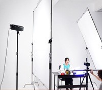 Yiscaxia 2.4*2.5m Modificateur de lumière papillon Scrim Lumière douce pour la photographie de photos fixes, vidéo et portrait Diffuseur de lumière