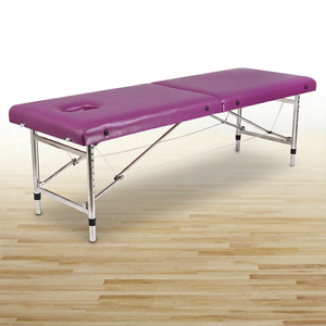 Table de massage pliable contemporaine Henghubang, hauteur réglable de 52 à 73 cm, largeur de 60 à 80 cm, utilisation à domicile ou en salon - Product Image 1