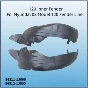 FUXUAN Compatible con <span class=keywords><strong>HYUNDAI</strong></span> I-20 2008-2011, Revestimiento Interior del Guardabarros, OEM: L:86811-1J000 R:86812-1J000 - Product Image 5