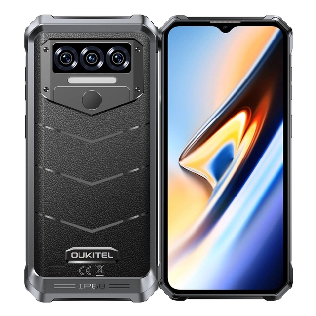 Original Oukitel WP38 Android 13 Rugged Smartphone 10600mAh 6+256GB MT8788 NFC Global Unlocked 5MP Front 13MP Rear Camera Mobile