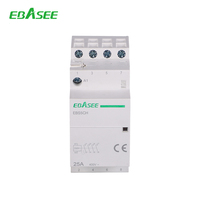 EBASEE Kontrol Rumah Tangga EBS5CH OEM/ODM 16A-100A DIN Rail AC 220V 240V 2P 4P 25a 32a 40a 63a 100 Ampere Kontaktor Modular Senyap