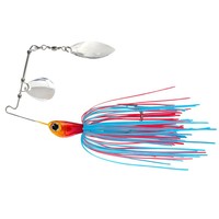 Leurre de pêche rotatif multi-composants à paillettes pour la pêche au bar, avec corps synthétiques et action de nage réaliste