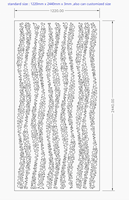 Façade Métallique Découpée au Laser, Panneau de Façade Décoratif Métallique, Panneau de Façade Perforé en Aluminium pour Bâtiments et Décoration de Mur-Rideau