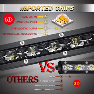 8-50 pouces 6D Lentille Led Bar Offroad LED Travail Lumière Combo Faisceau Auto Conduite Lumière LED Barres pour <span class=keywords><strong>Lada</strong></span> Camion <span class=keywords><strong>4x4</strong></span> SUV ATV <span class=keywords><strong>Niva</strong></span> 12V 24V - Product Image 4