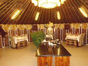 <span class=keywords><strong>Yourte</strong></span> mongole — cadre en bois étanche, de luxe moderne, pour l'extérieur, le jardin, le Camping - Product Image 5