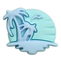 Breloques décoratives pour chaussures en PVC Macaron Summer Beach, motifs mignons Arc-en-ciel, Nuage, Ananas, Cocktail, pour accessoires de sabots DIY
