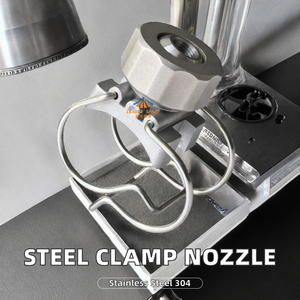 Nouvelle buse de pulvérisation Leader en acier inoxydable à clipser, réglable, à jet sphérique, à cône plein, à jet éventail plat, simple ou double, pour pulvérisation - Product Image 2