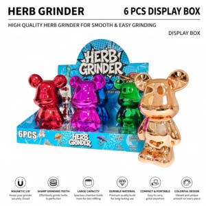 <b>Grinders</b> 4 Layers Metal Alloy New Design Portable <b>Grinder</b> Smoking Accessories Smoking Tobacco for Smoke Shop - Product Image 1