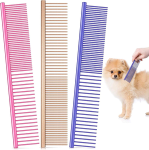 Luxury Professional Stainless Steel Pet Grooming Tools Multiple Colors <b>Dog</b> Combs and <b>Scissors</b> for Cats Application - Product Image 1
