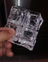 Fabricant de glace en blocs, distributeur d'eau et de glace, prix d'usine, livraison rapide, service complet, 55 kg/24h, pour glace et eau fraîches
