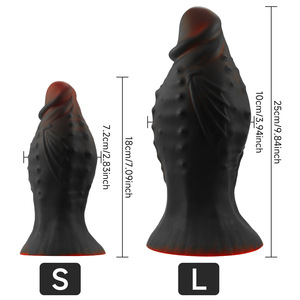 मिश्रित रंग पफरफ़िश के आकार कृत्रिम लिंग मास्टरबेटर अतिरिक्त मोटी महिलाओं की सेक्स वयस्क yj453 थोक - Product Image 1