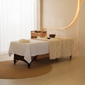 Sábana Plana 100% Algodón, Lisa, 140 x <span class=keywords><strong>240</strong></span> cm, Blanca, Sin Elástico, Sábana Plana de Algodón de Alta Calidad con Logotipo Personalizado - Product Image 6