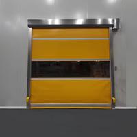 Porte rapide automatique XGF-1 en PVC transparent pour lavage de voitures, rideau à enroulement à ouverture/fermeture rapide pour centre commercial/salle de sport
