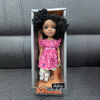 Poupée en latex noir de 14 pouces, entièrement en vinyle, figurine de mode féminine pour module de maquillage personnalisé
