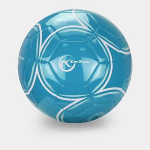 Zhensheng supplier custom acceptable official training size 5 PU leather soccer ball