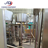 Machine de remplissage de liquides à pompe à engrenages multi-têtes d'occasion pour eau, jus, lait, vin, bière, sauce, en acier inoxydable, à bas prix, en stock
