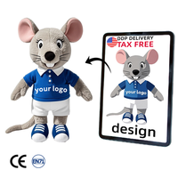 Peluche personnalisée mascotte haute qualité peluche personnalisée mascotte de club de l'événement sportif jouets en peluche peluche personnalisée