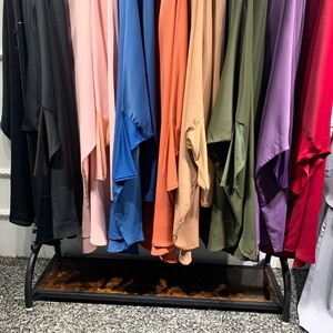 Robe <span class=keywords><strong>Hijab</strong></span> à capuche pour femmes musulmanes, vêtement de prière, Jilbab Abaya Long Khimar Ramadan, robe Abayas, jupe, ensembles <span class=keywords><strong>vêtements</strong></span> islamiques, vente en gros - Product Image 5