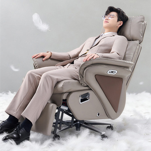Fauteuil de Direction Inclinable Moderne en Cuir Véritable Haut de Gamme, Réglable en Hauteur, Pivotant, pour Bureau et Hôpital, Modèle 858 - Product Image 2
