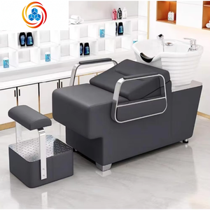 Muebles de Salón Modernos y Equipos de Peluquería al por Mayor, Incluyendo Silla de Champú de Cuero PU para Uso en Baños - Product Image 4
