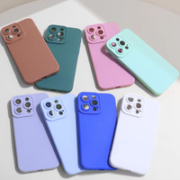 Funda Protectora para Teléfono de TPU Suave de Color Puro, Paquete Completo, para iPhone 18 17 16 Pro Max, Impermeable y Resistente a Golpes