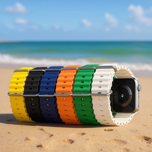 Bracelet de sport Apple Ocean Watch Band 38 40 41 mm pour Apple Watch Series 1 2 3 4 5 6 7 8 9 SE - Product Image 2