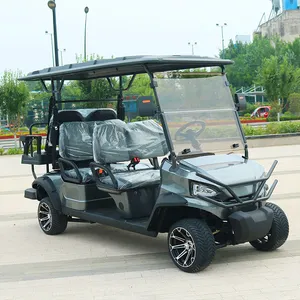 Off-Road Câu lạc bộ xe 4 bánh ổ đĩa 48V 72V pin lithium Powered tùy chỉnh 6 chỗ ngồi điện Golf giỏ hàng để bán