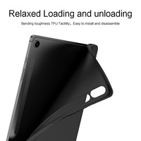 Pour Samsung Galaxy Tab S11/S9/FE 12.4 pouces tablette TPU couverture antichoc conception matériau léger Installation facile