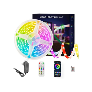 Guirlandes lumineuses de Noël en gros, bande LED RGB étanche avec télécommande sans fil pour la maison et la chambre - Product Image 1