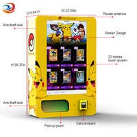 Distributeur automatique de cartes intelligentes mural avec paiement sans espèces NFC Apple Pay pour cartes Pokémon et cartes sportives en gros
