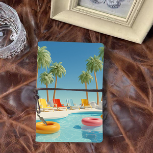 Carnet <span class=keywords><strong>d</strong></span>'école A6 fait à la main idéal pour les professeurs <span class=keywords><strong>d</strong></span>'<span class=keywords><strong>université</strong></span> idéal pour la préparation des conférences et les notes <span class=keywords><strong>d</strong></span>'évaluation des étudiants avec Palm Tr - Product Image 1