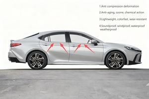 המכונית חלון epdm גומי רצועה עמיד למים דלת אוטומטי איטום לקצץ מתאים מתאים עבור ניסן סיור feizhe סיור - Product Image 3