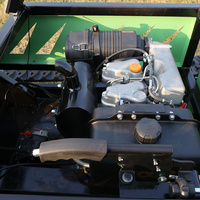 Livraison gratuite, moteur diesel, petit robot coupe-herbe, largeur de coupe 1200 mm, tondeuse à gazon télécommandée, lame à neige en option