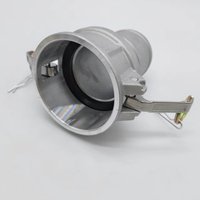 Coupleur femelle avec embout de tuyau ou barbe en aluminium avec poignée en acier inoxydable de type C3 ''Camlock Coupling