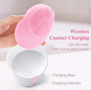 2025 Tốt Nhất Người Bán Làm Sạch Sâu Mặt Bàn Chải Thông Minh Trên Khuôn Mặt Làm Sạch Thiết Bị Với Bàn Chải Silicone Và Chống-Lão Hóa Massage Cho Nhà Sử Dụng - Product Image 3