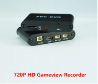 Perekam Video DVR Mini, mikro SD DVR HD FPV DVR perekam AV 1280x720 kamera ANALOG mendukung kartu TF 32G