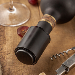 Accessoires pour le vin : <span class=keywords><strong>Bouchon</strong></span> <span class=keywords><strong>de</strong></span> bouteille <span class=keywords><strong>de</strong></span> vin sous vide durable avec échelle <span class=keywords><strong>de</strong></span> temps, réutilisable pour la conservation du vin - Product Image 4