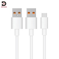 Cable de Carga USB 2.0 A a C de 90 cm, Durable, con Conductor de Cobre Puro, Revestimiento de PVC, Entrega de Energía de 2A para Android