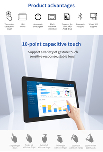 Nueva Tableta de Señalización Digital Android de 24 Pulgadas, 1080p, Quad Core Rk3566, Pantalla Táctil, RJ45, Wi-Fi, NFC, POE, 4G, 5G, GSM, 3G, Pantalla Comercial - Product Image 3