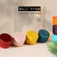 Petites boîtes de thé cylindriques portables en fer blanc avec couvercle à vis, vides, pour thé noir et vert, mini-boîtes scellées en fer blanc pour emballage