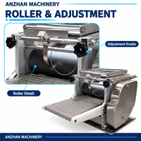 Machine automatique à moteur électrique pour la fabrication de roti/tortilla/chapati, usage professionnel en restaurant, capacité portable de 40 pièces/minute