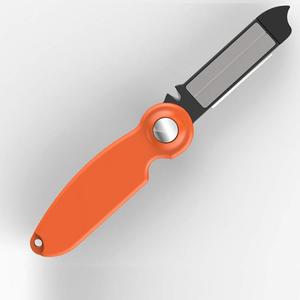 Outil de survie Aiguiseur de couteaux de poche 8 en 1 avec allume-feu Ferro Rod, sifflet et tige d'affûtage conique pour aiguiser rapidement la <span class=keywords><strong>lame</strong></span> - Product Image 5