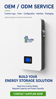 Batterie de stockage d'énergie solaire murale Fuxile LiFePO4 51,2 V avec écran LCD et BMS, prend en charge plusieurs connexions parallèles