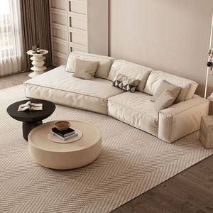 Modern Style Modular Cloud Fabric Sectional Set With Coffee <b>Table</b> for Living Room Apartment Home Office Furniture - Product Image 1